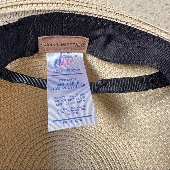 Beige Sun Hat with Wide Brim, Foldable, UPF 50 - Picture 2 of 12